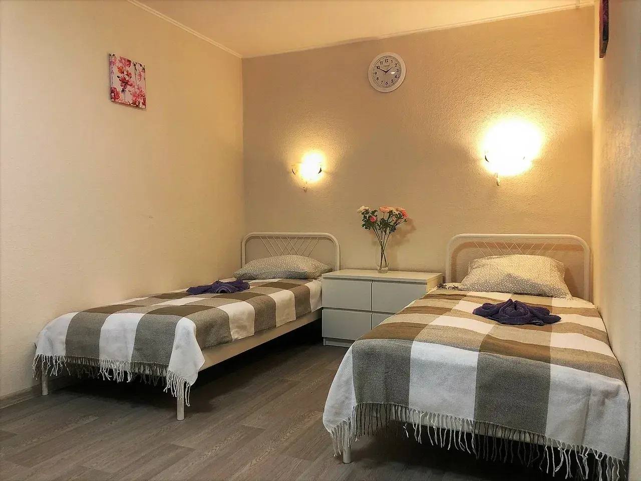 Интерьер комнаты в пансионате «Клён Парк»